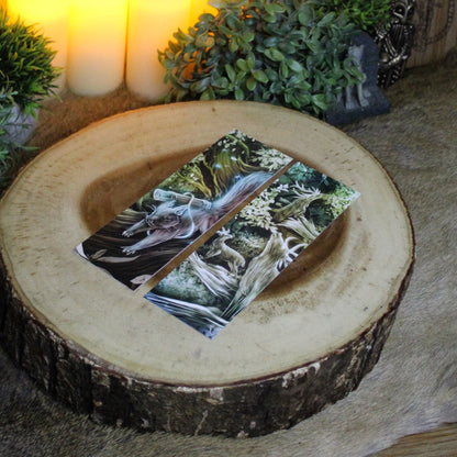 Stags of Yggdrasil Double-Sided Bookmark