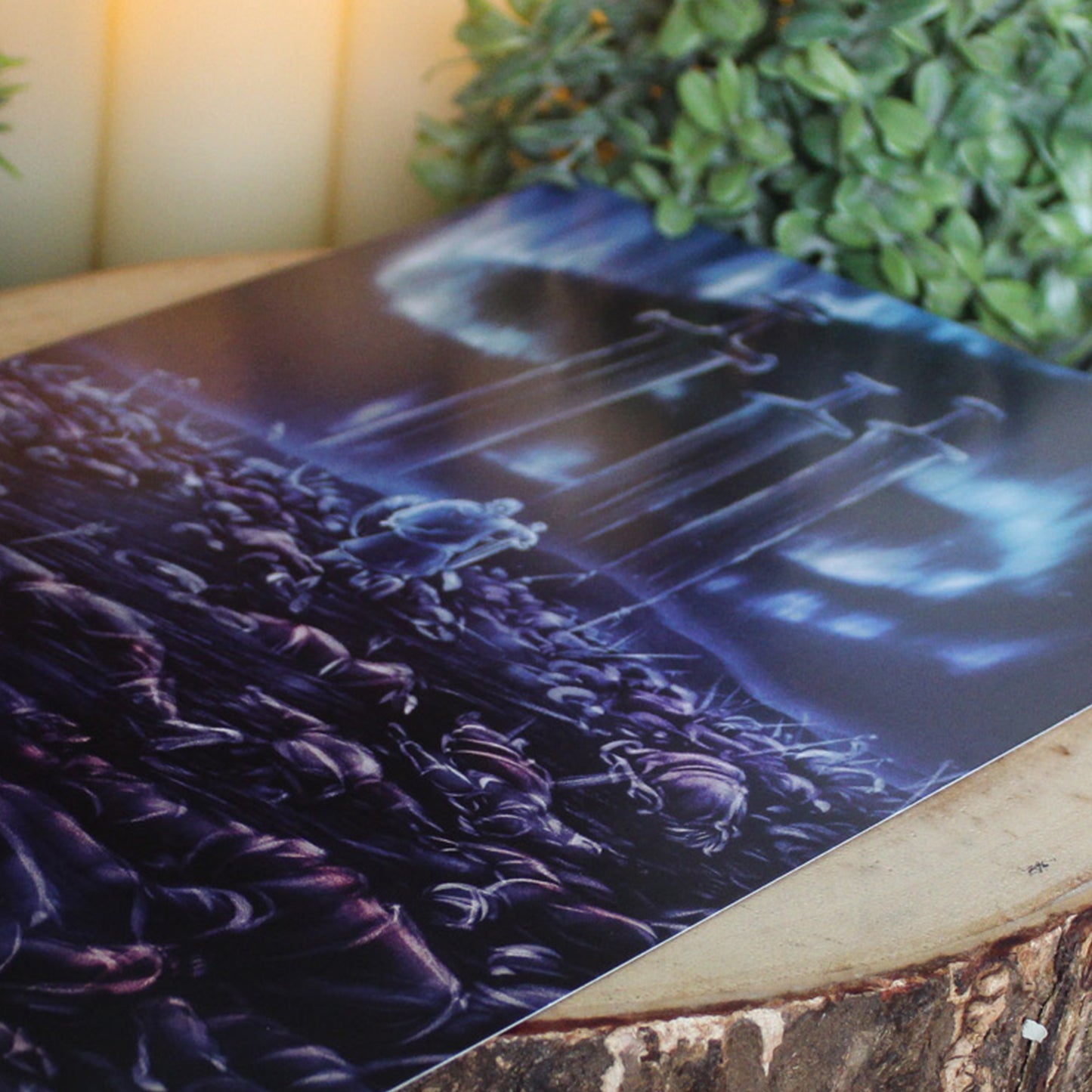 A4 print featuring the “Sverd i Fjell”, Swords in Rock, stands as one of Norway’s most iconic monuments. Three massive swords rise from the stone near Hafrsfjord, commemorating the legendary battle that united Norway under one crown.