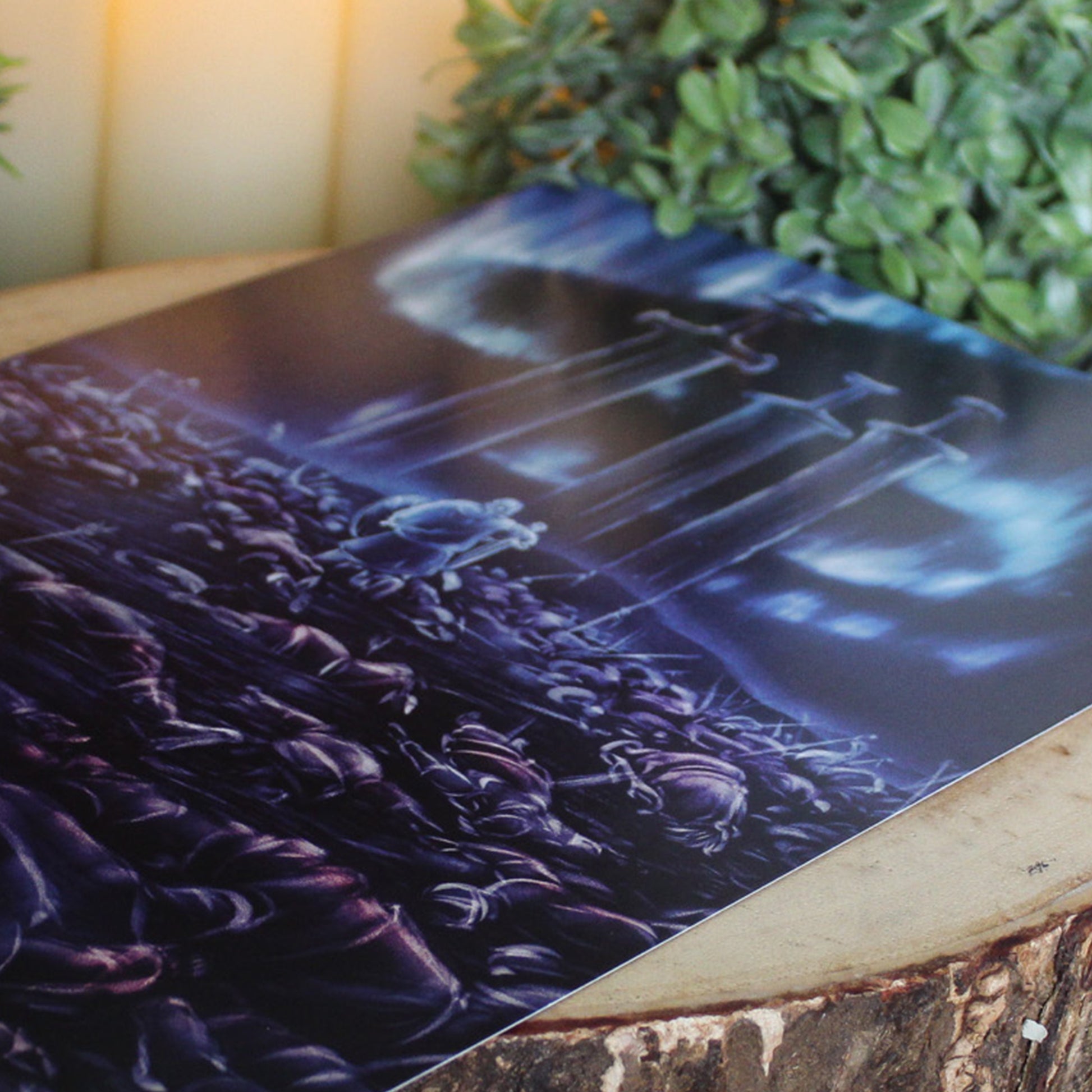 A4 print featuring the “Sverd i Fjell”, Swords in Rock, stands as one of Norway’s most iconic monuments. Three massive swords rise from the stone near Hafrsfjord, commemorating the legendary battle that united Norway under one crown.