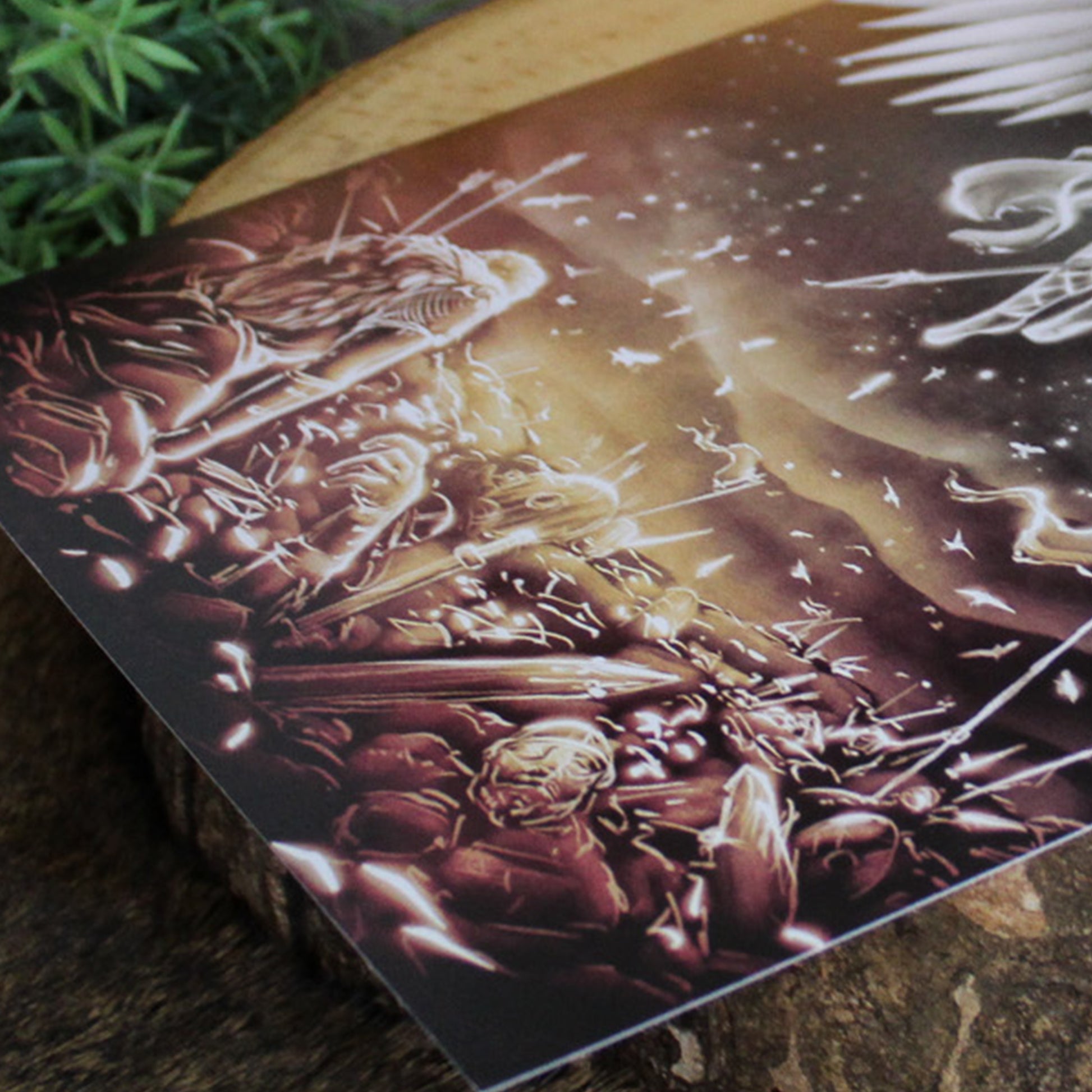 A4 art print of a Valkyrie, Odin’s warrior maiden guiding the fallen to Valhalla.