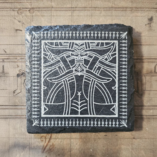Norse Gods Slate Coasters