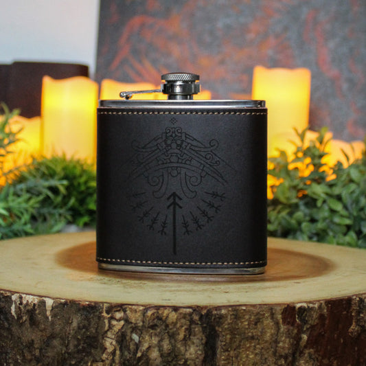 Tyr Leather Hip Flask