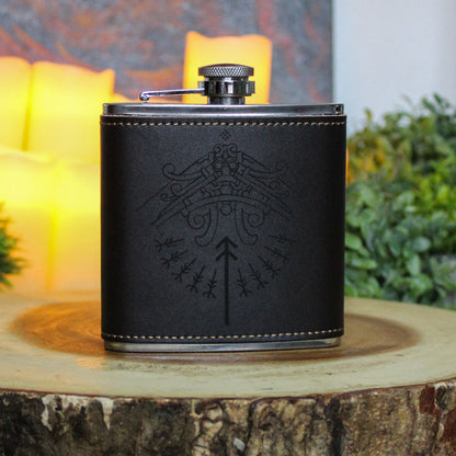 Tyr Leather Hip Flask