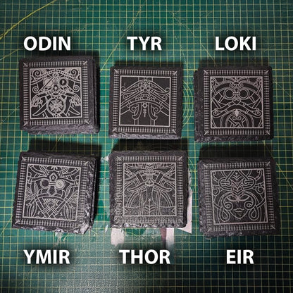 Norse Gods Slate Coasters