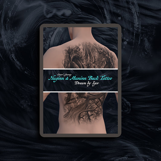 TATTOO DESIGN • Back • Huginn & Muninn